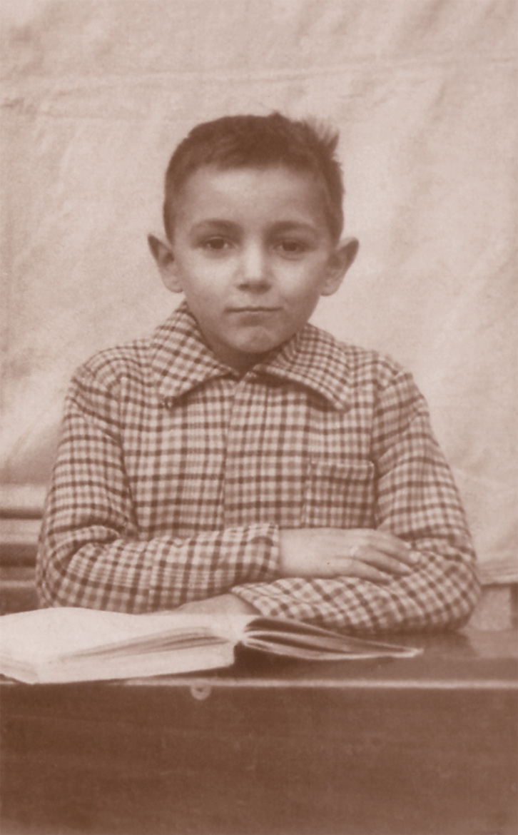 Ricordo scolastico, Luigi Volpi alle scuole elementari di via San Giacomo - Lodi - 1945/46