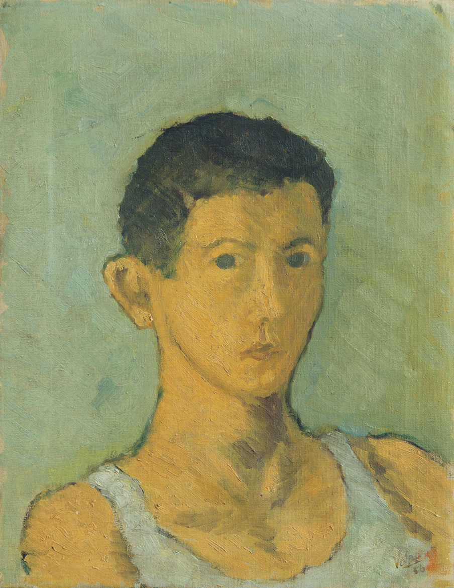Autoritratto - 45x35 - 1956 - olio su tela