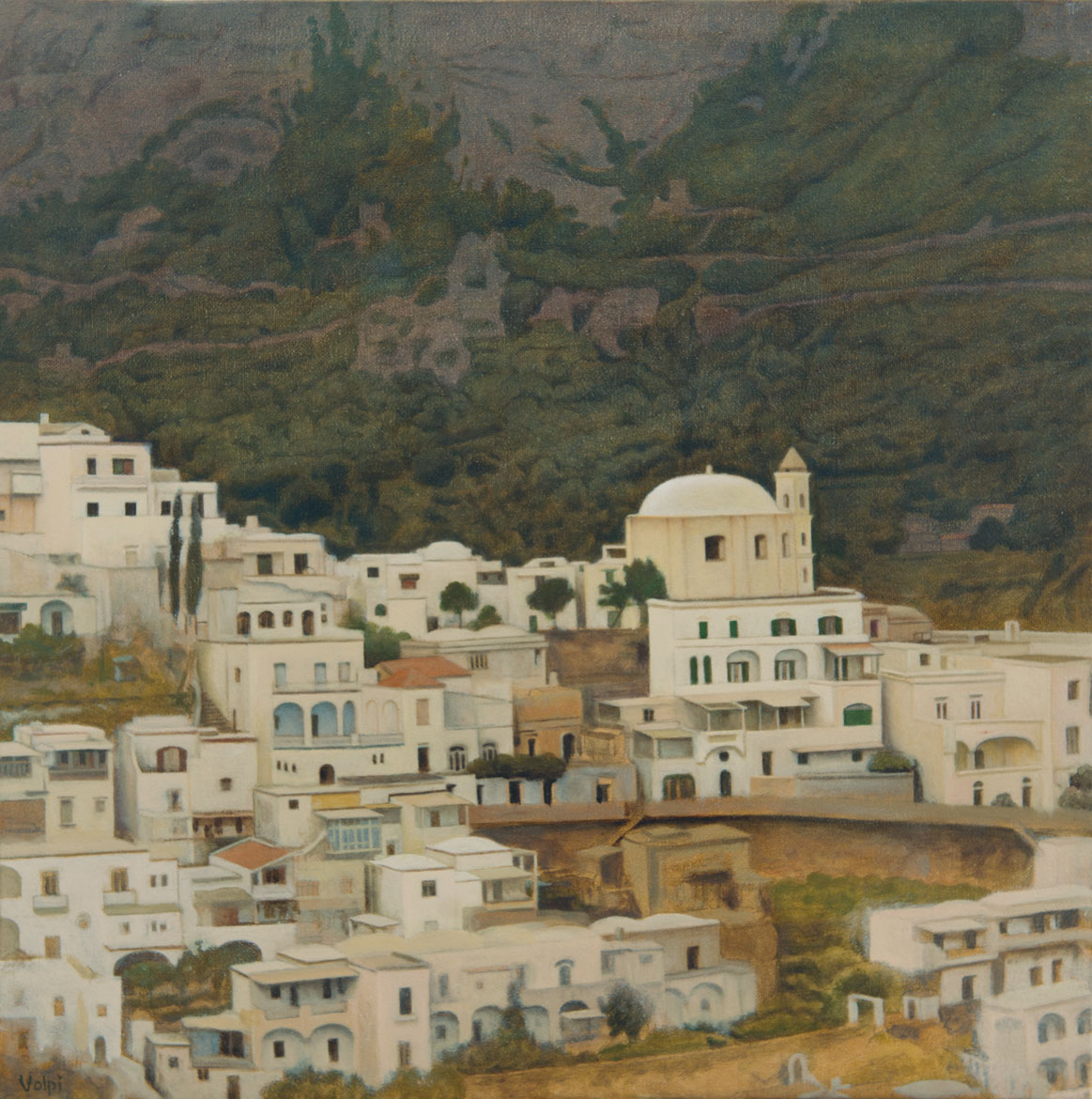 Costiera Amalfitana (Positano) - 40x60 cm - 2000 - olio su tela