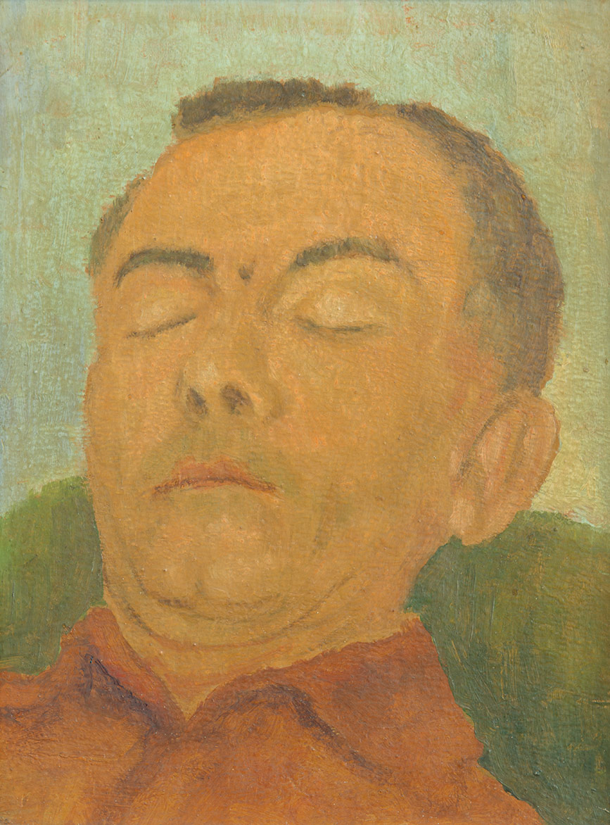 Egidio Volpi - 30x21 cm - 1966 - olio su tela