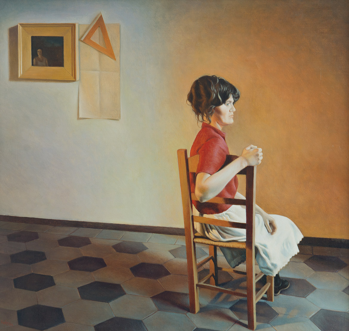 Giulia - 43x46 cm - 1984 - olio su tela 