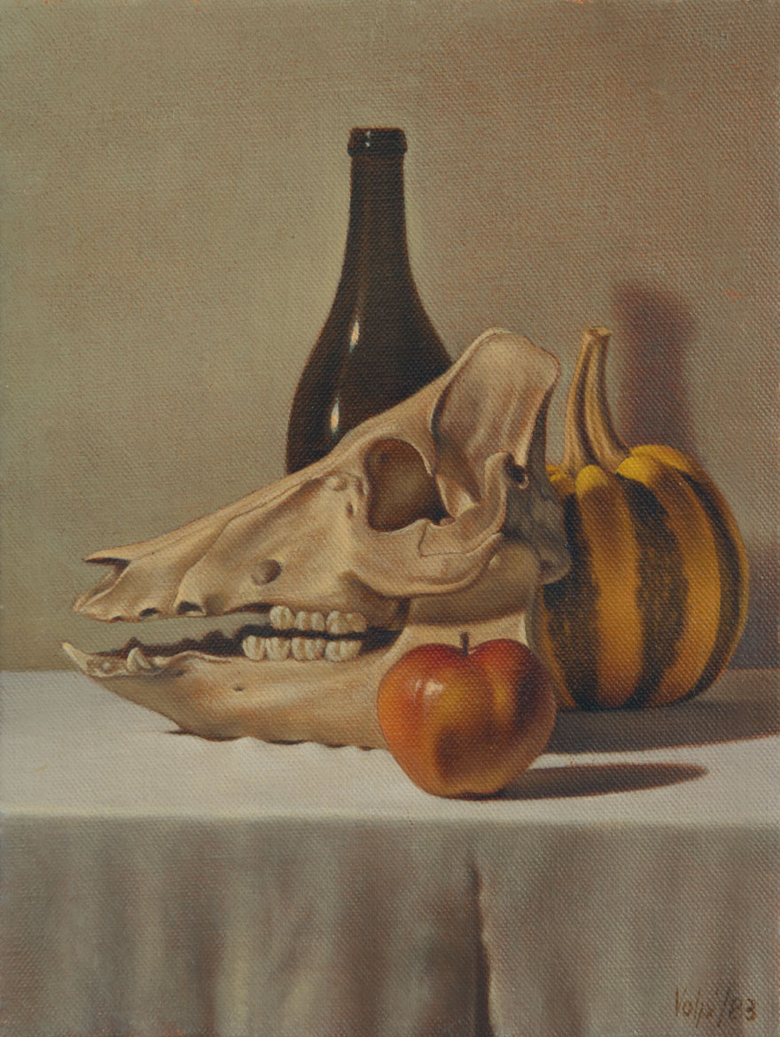 Vanitas 1 - 24x18 cm - 1983 - olio su tela